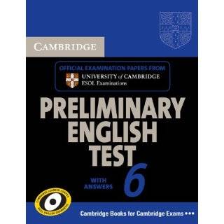 Cambridge Preliminary English Test 6 Self Study Pack (Students Book 