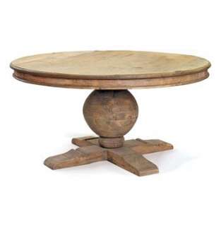 Hand rubbed finish Constructed from reclaimed wood Large finial base 
