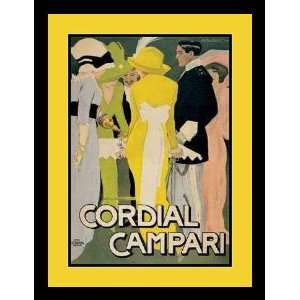  Cordial Campari by Marcello Dudovich   Framed Artwork 