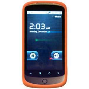   Skin Jelly Case for Google Nexus One PB99100/HTC Nexus One   Orange