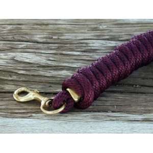 Poly Lead Rope Maroon 