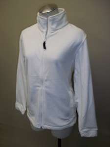 Woolrich White Full Zip Jacket   Small  
