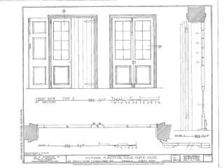   Plantation, country style home plan, brick & wood design, wide porch