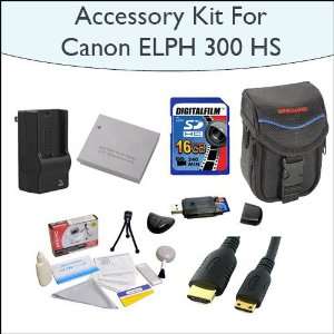   Canon PowerShot ELPH 300 HS 12 MP CMOS Digital Camera