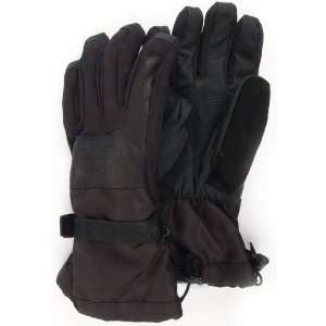  Insulated Leather & Nylon Weatherproof Gloves, Medium 