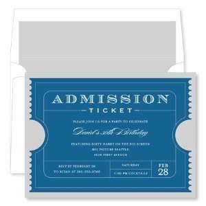     Invitations (Admission Ticket Midnight)