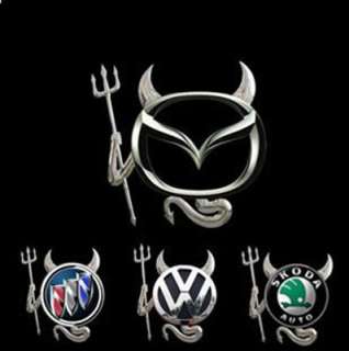 New 3D Devil Style Demon Sticker Car Emblem Logo Paper  