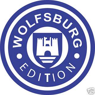 Window Car Vinyl Decals Stickers VW WOLFSBURG Edition  