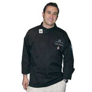  56 Chef Revival T004BK Chef Tex Poly Cotton Pullover Chef 