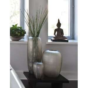   Lenox Donna Karan Artisan Glass, Glacier, Etched Vase
