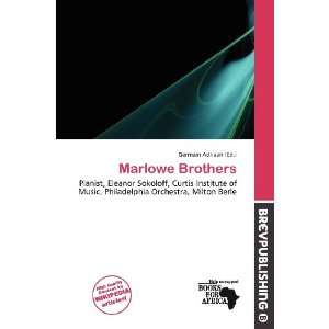  Marlowe Brothers (9786200707550) Germain Adriaan Books