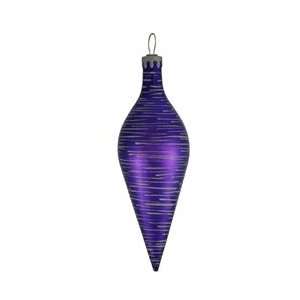    15.75 Purple Shiny Tear Drop w/Glitter Arts, Crafts & Sewing