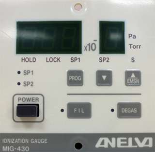Anelva Corporation MIG 430 Ionization Gauge Control Unit  