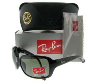 RAY BAN RB 4068 601/58 GLOSS BLACK RB4068 SUNGLASSES 805289086550 