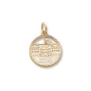  Whitehouse Charm in Yellow Gold Jewelry