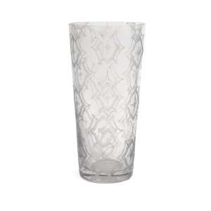  Evelyn Large Etched Glass Vase