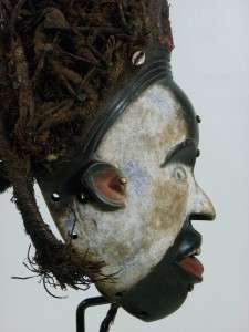 Powerful African Mask BAKONGO WITCHDOCTOR Spirit Mask Collectible 