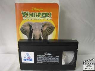 Whispers An Elephants Tale VHS Disney 786936120394  