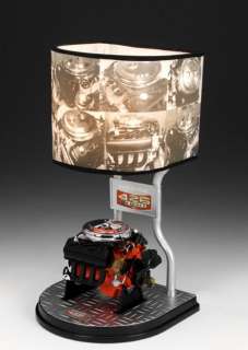 Dodge Hemi 426 Engine Table Lamp Car Guy Gift 10x9x18  