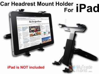 Car Seat Back Headrest Mount Holder for Apple iPad  