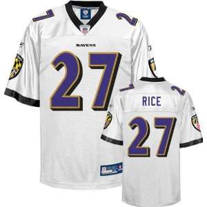  Ray Rice White Reebok NFL Replica Baltimore Ravens Youth Jersey 