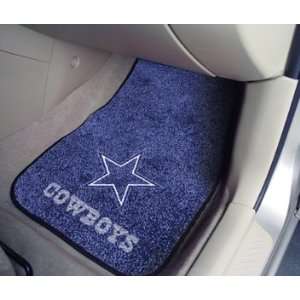 NFL Dallas Cowboys 2 Car  Auto Mat Set 