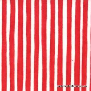   Set Snow Candy Stripes in Red by Moda Fabrics Arts, Crafts & Sewing