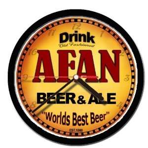  AFAN beer and ale wall clock 