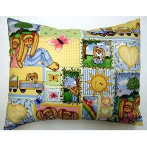 Sheetworld   Twin Pillow Case   Whistlestop Bunny Patch   Made In USA