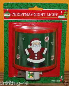 NEW Christmas /Winter Night Light Santa Claus Nite Lite  