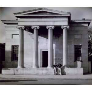 1935 Greek revival building, Natchez, Mississippi SUMMARY Two African 