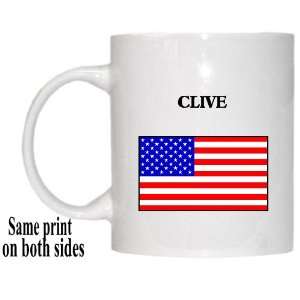  US Flag   Clive, Iowa (IA) Mug 