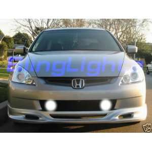  1998 2005 Honda Accord White Halo Fog Lamps Lights 01 02 