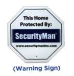Free Bonus SecurityMan Warning Sign