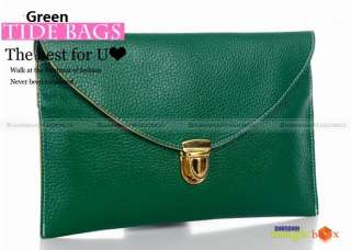 Women Chain Envelope Purse Shoulder Bag 11 Colors #521  