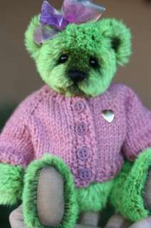 Artist Original OOAK Fur Teddy Bear One of a Kind Kimbearlys  