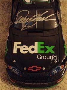 Denny Hamlin Autographed 1st Win FEDEX GROUND Signed   