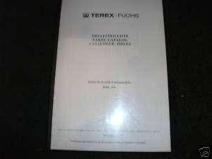 Terex Fuchs MHL 360 parts catalog manual 177 235  