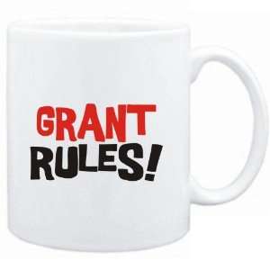  Mug White  Grant rules  Male Names