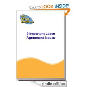 Important Lease Agreement Issues (Minitraining Guides 