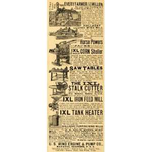   Agricultural Farming Machinery Equipment Saws   Original Print Ad