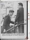 1963 President Kennedy enters Otis Air Force Base Hospi