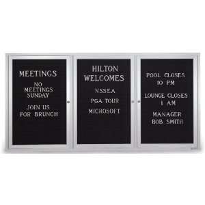  72 x 36 Indoor Enclosed Letterboard by United Visual 
