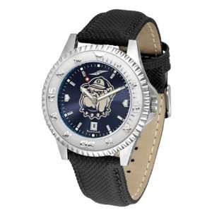  Georgetown University Hoyas Mens Leather Wristwatch 