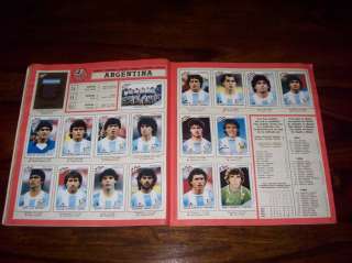PANINI WORLD CUP FOOTBALL 86 MEXICO 1986 COMPLETE ALBUM  