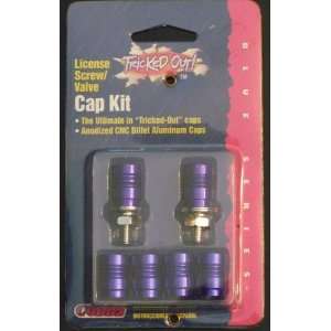  Cobbs Tricked Out License Screw / Valve Cap Kit (Color 