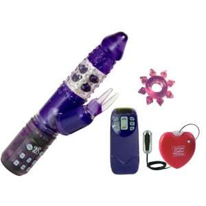  Wireless Remote Control 6x Function Powerful Rabbit Purple 