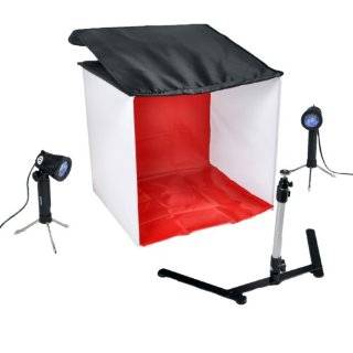   Studio Light Tent Kit in a Box   1 Tent, 2 Light Set, 1 Stand, 1 Case