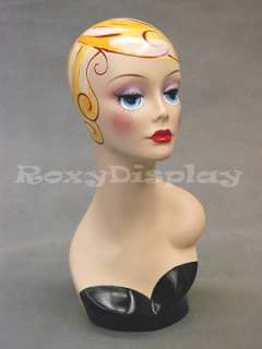 Mannequin Head Bust Wig Hat Jewelry Display #VF005  