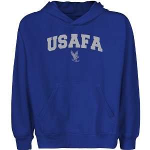 NCAA Air Force Falcons Youth Royal Blue Logo Arch Pullover 
